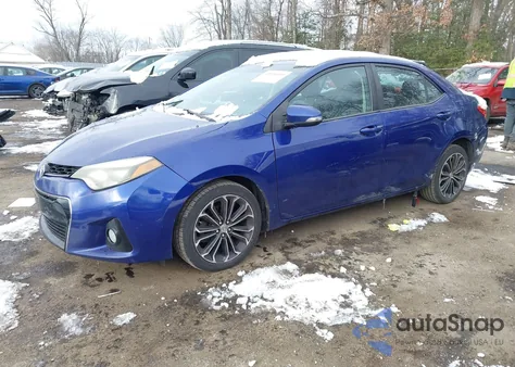 2014 Toyota Corolla S Plus z USA, uszkodzony, nr VIN 2T1BURHE4EC100259